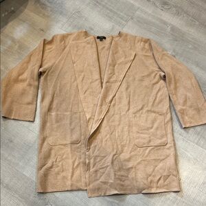 J. Crew Sweater Blazer in Camel